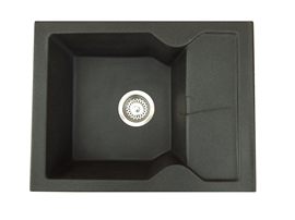 Zdjęcie Anfra Zlewozmywak Granitowy ZGR-11 1-komorowy z ociekaczem prostokątny 59x45 cm