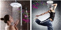 REA Deszczownica z głośnikiem MUSIC SHOWER okrągła z BLUETOOTH